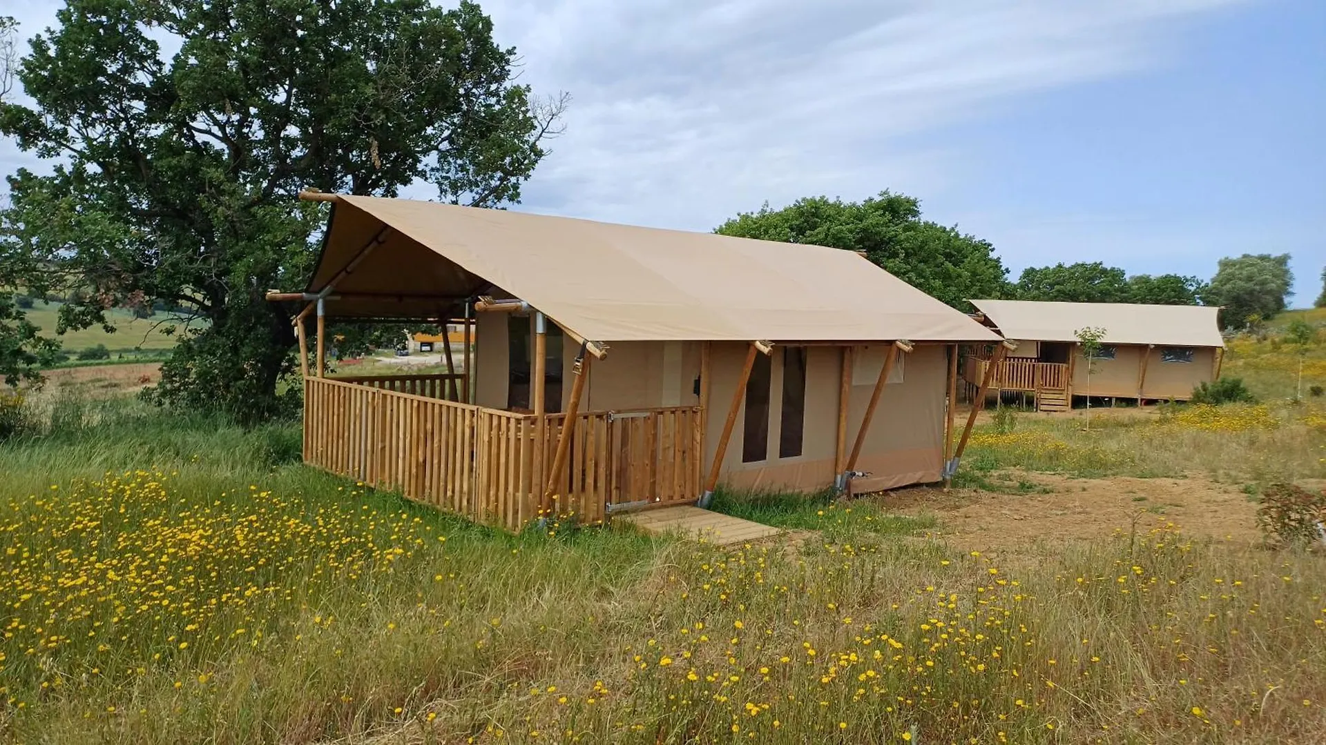 Glamping Podere Angiotto Lodge Quercia Magliano in Toscana Luxury tent